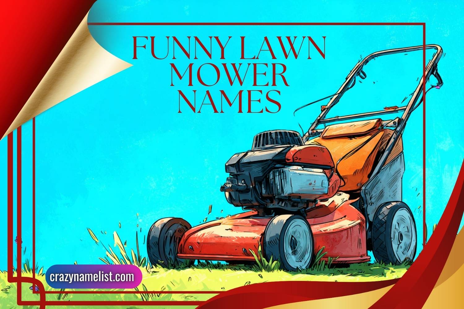 funny lawn mower names