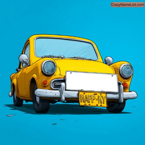 funny license plate names