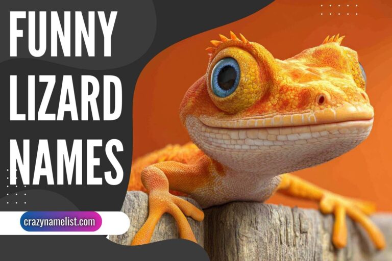 funny lizard names