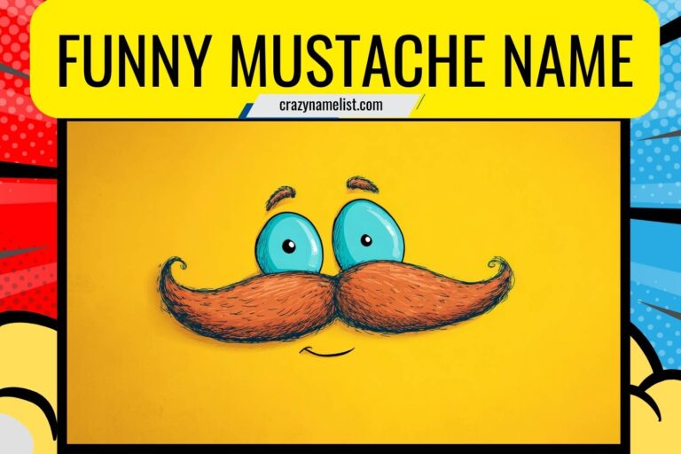 funny mustache name
