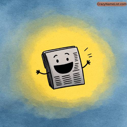 Cute Newspaper Names