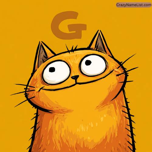 Funny G Names for Cats