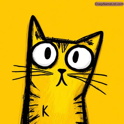 Silly K Names for Cats