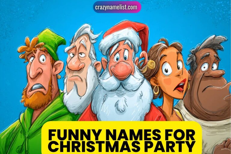 funny names for christmas party