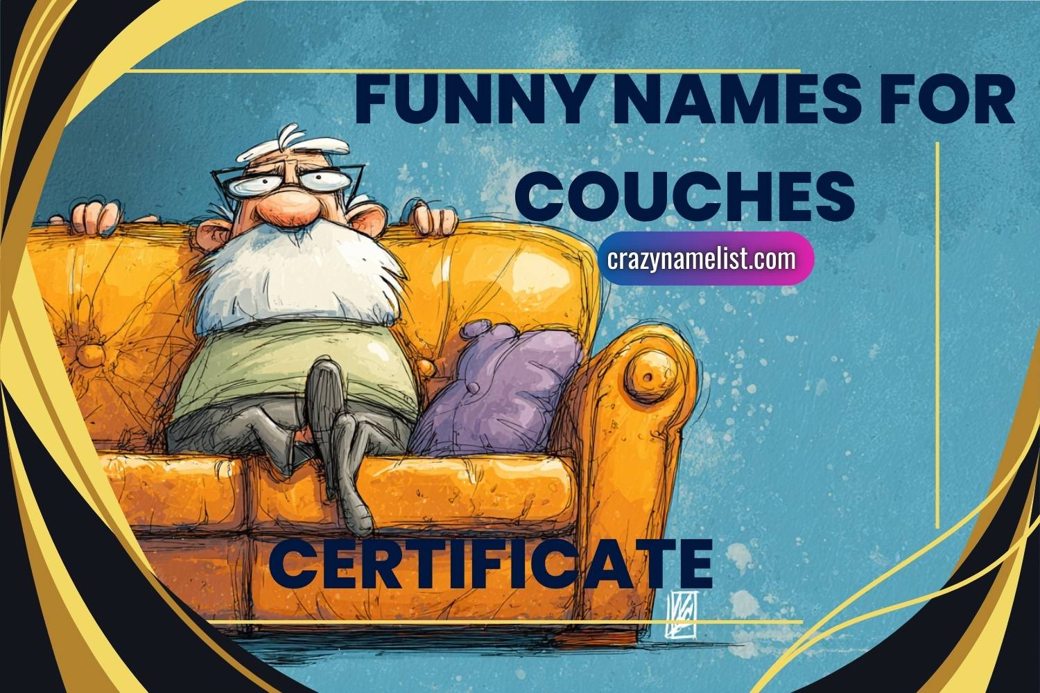 funny names for couches