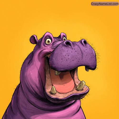 funny names for hippos