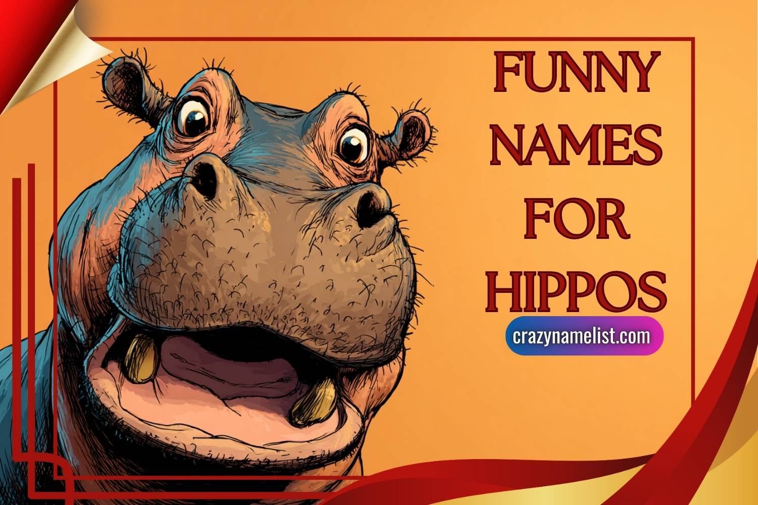 funny names for hippos