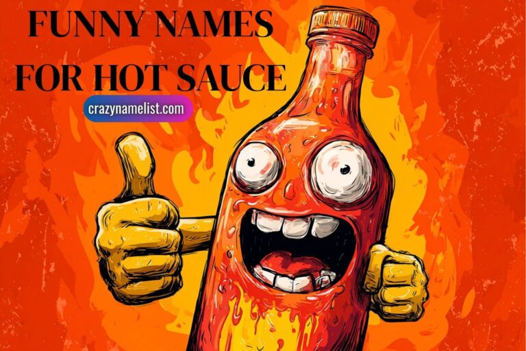 funny names for hot sauce