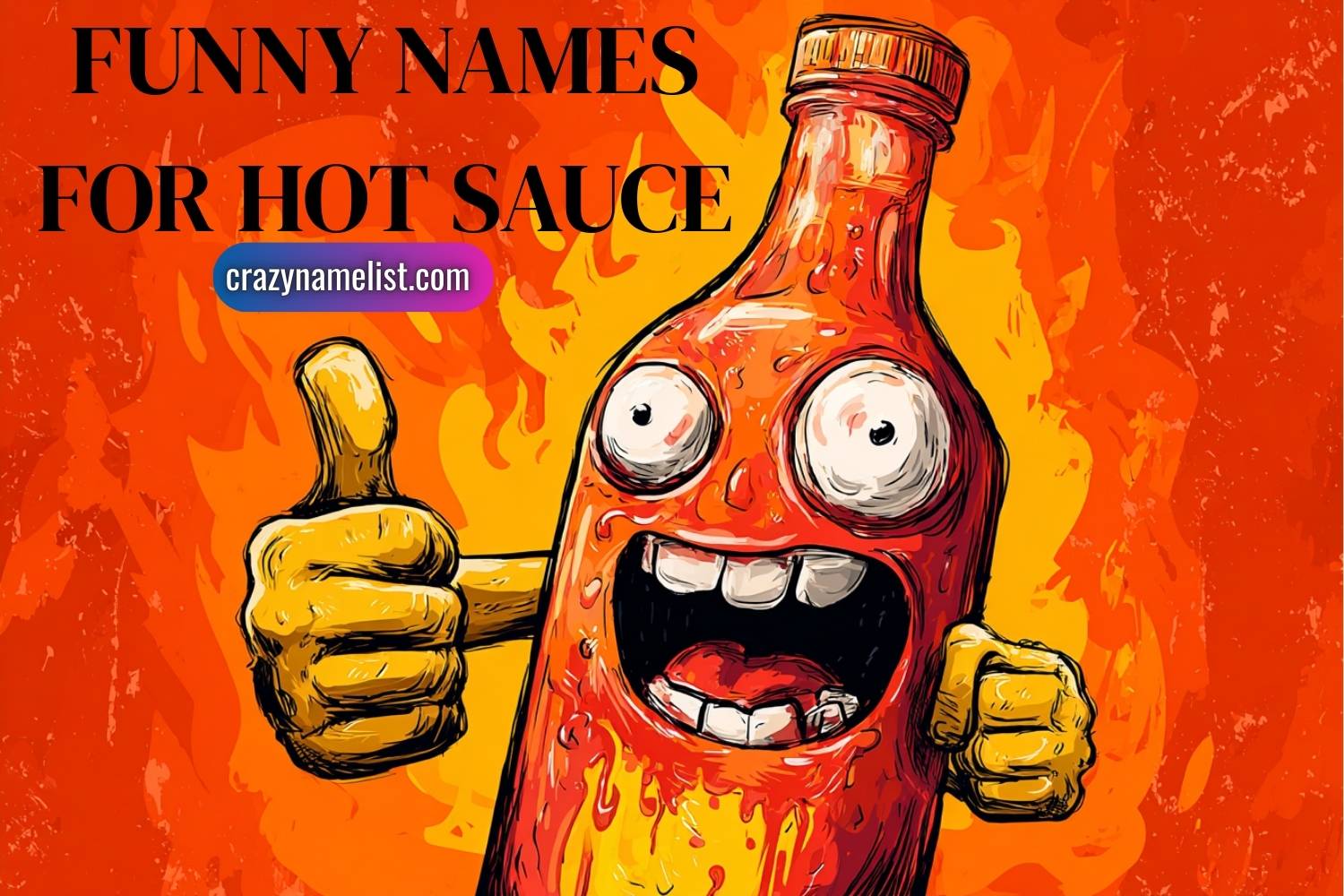 funny names for hot sauce