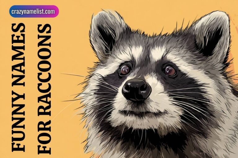 funny names for raccoons