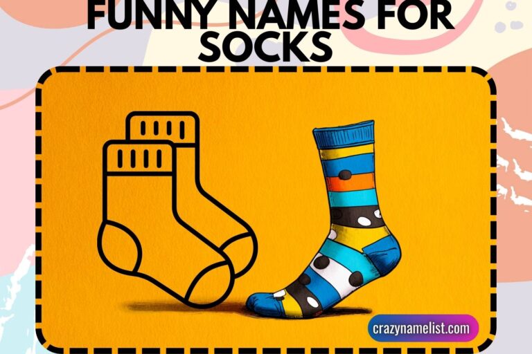 funny names for socks