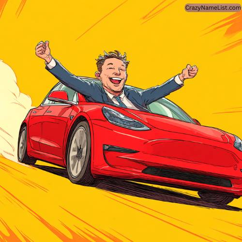 funny names for your tesla