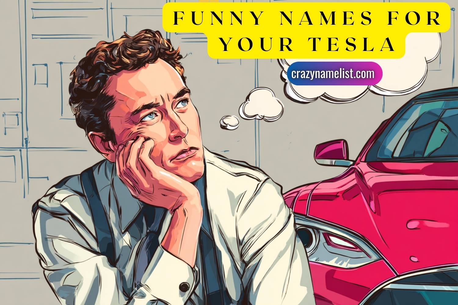 funny names for your tesla