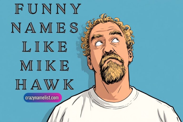 funny names like mike hawk
