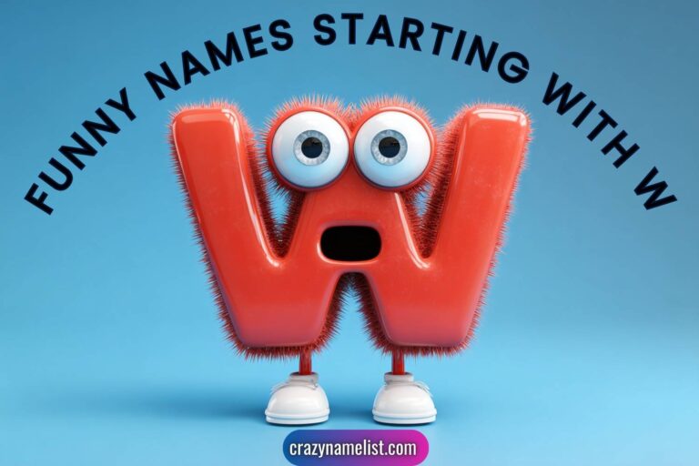funny names starting with w