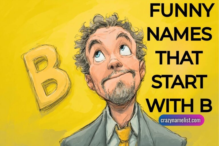 funny names that start with b