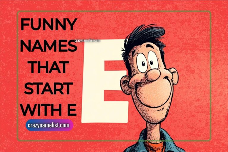 funny names that start with e