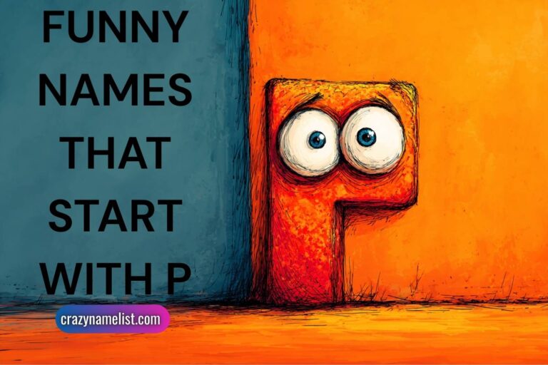 funny names that start with p