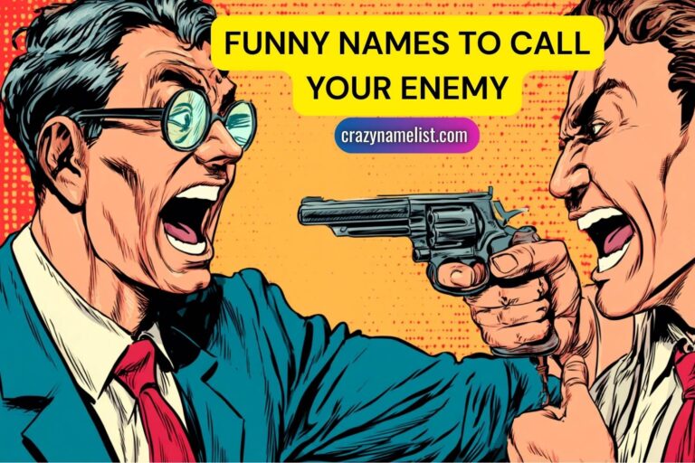 funny names to call your enemy