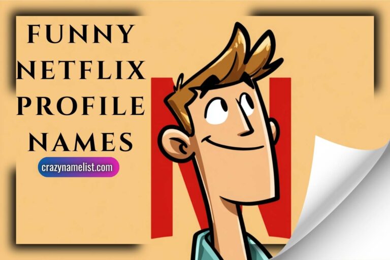 funny netflix profile names