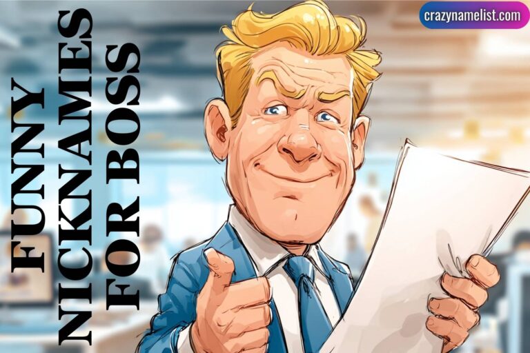 funny nicknames for boss