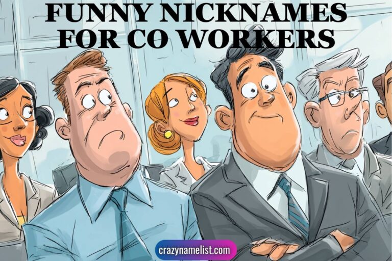 funny nicknames for co workers