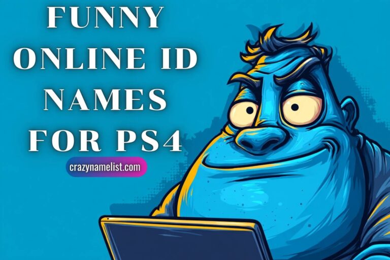 funny online id names for ps4