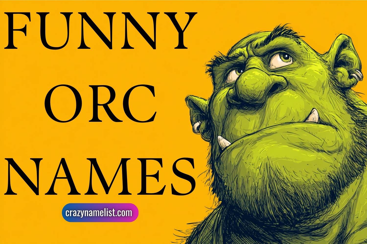 funny orc names