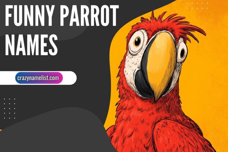 funny parrot names