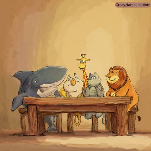 Animal-Themed Funny Table Names
