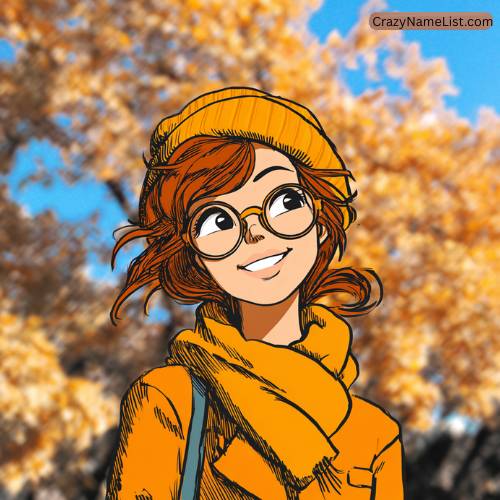 Color Names With an Autumn Feel