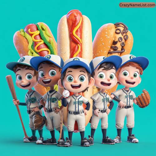 Food-Themed Tee Ball Team Names