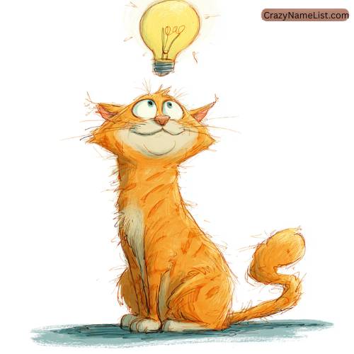 Light Joke Names for Cats