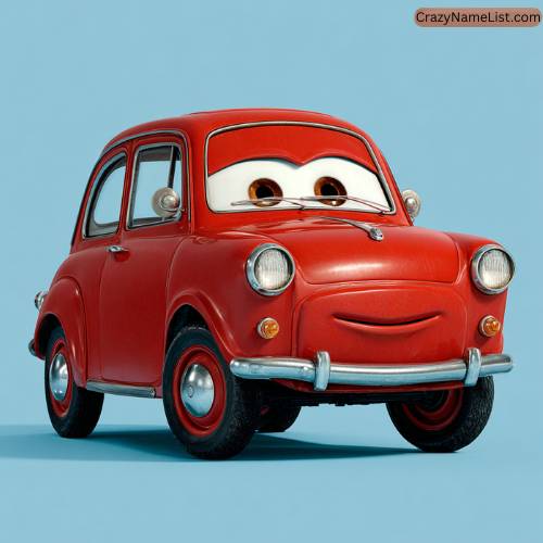 Red Car Names Inspired by Food