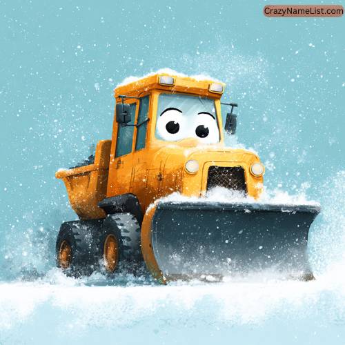 Silly Snow Plow Name Ideas