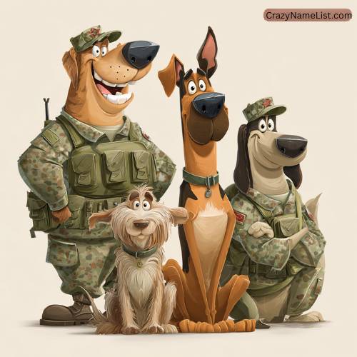 Strong Military Team Names for Pets
