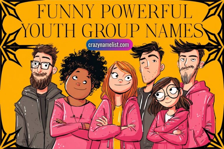 funny powerful youth group names