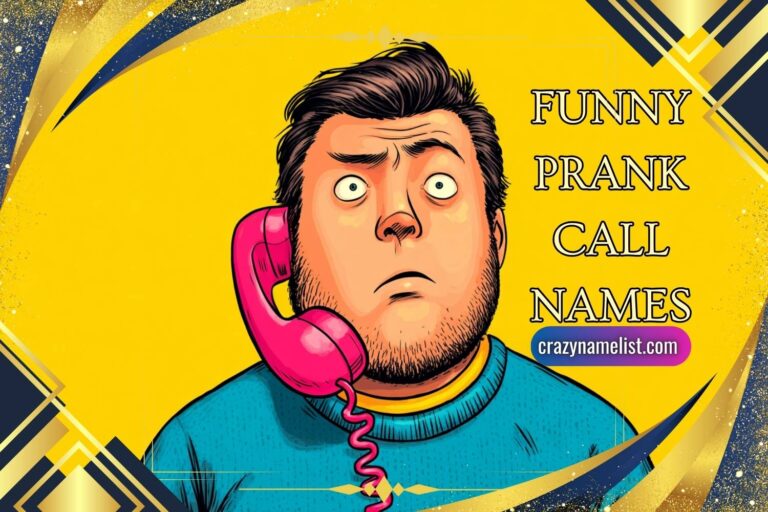 funny prank call names