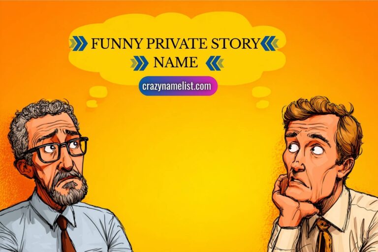 funny private story name
