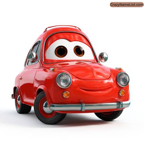 funny red car names