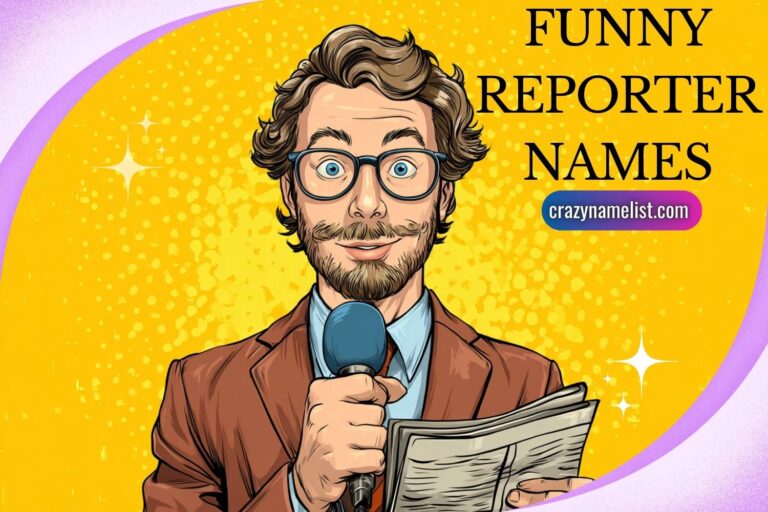 funny reporter names