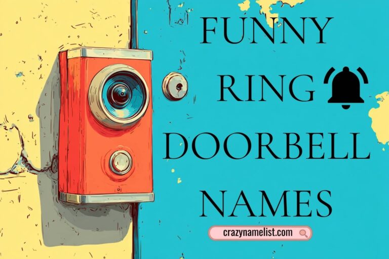 funny ring doorbell names