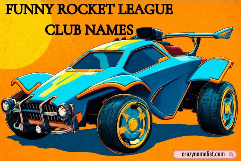 funny rocket league club names