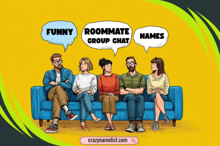 funny roommate group chat names