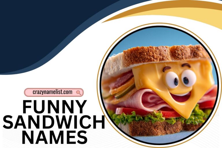 funny sandwich names