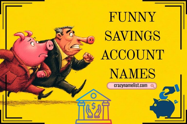 funny savings account names