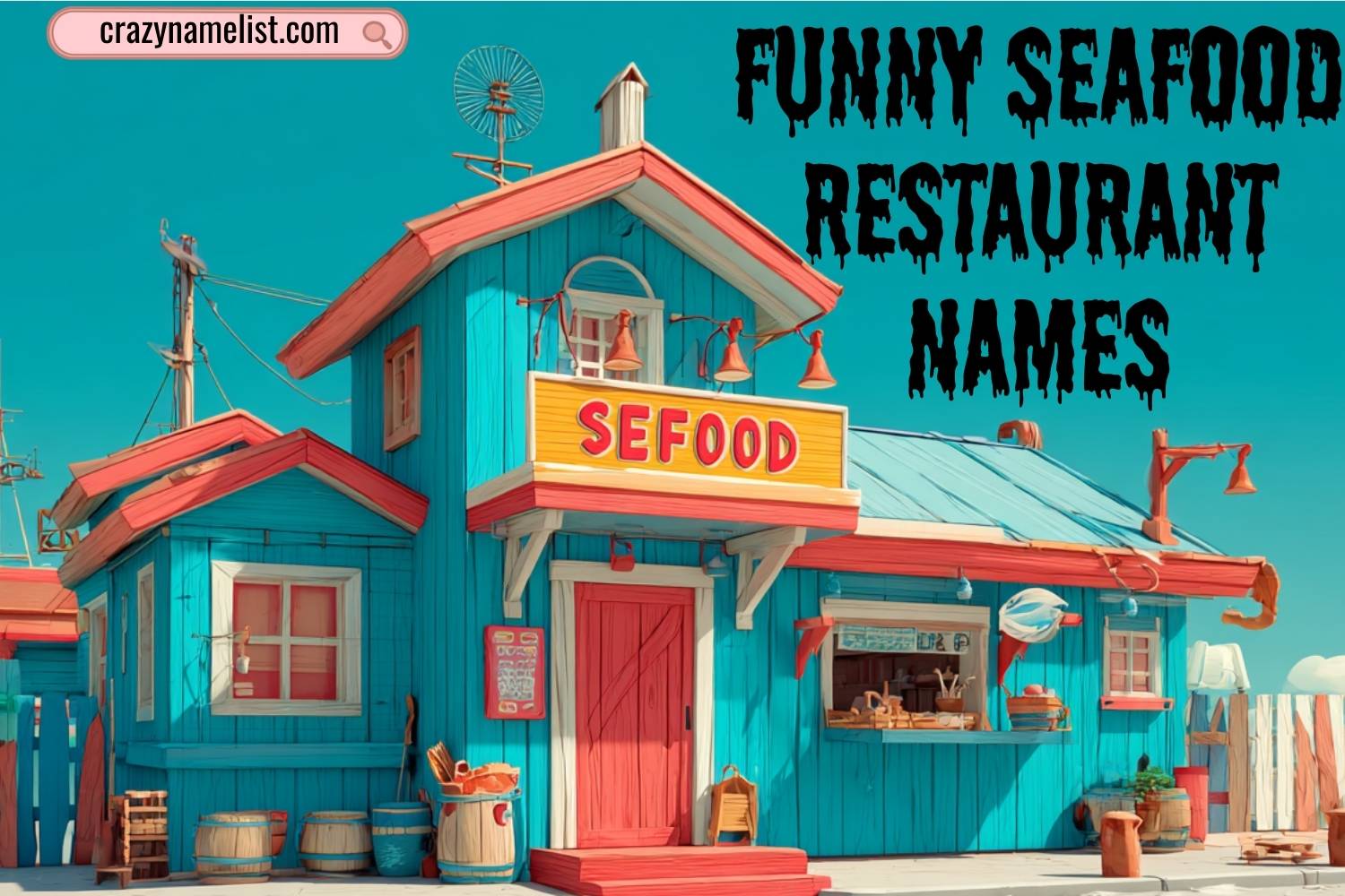 funny seafood restaurant names