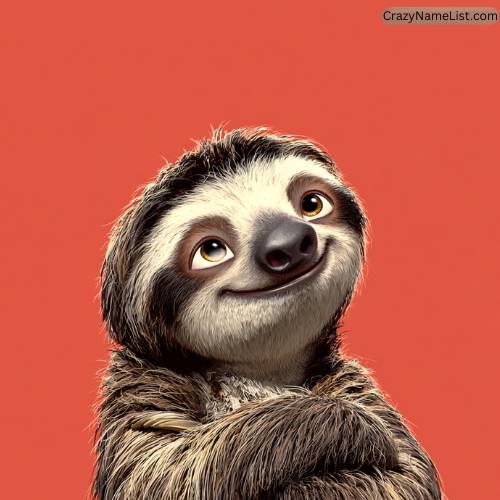 funny sloth names