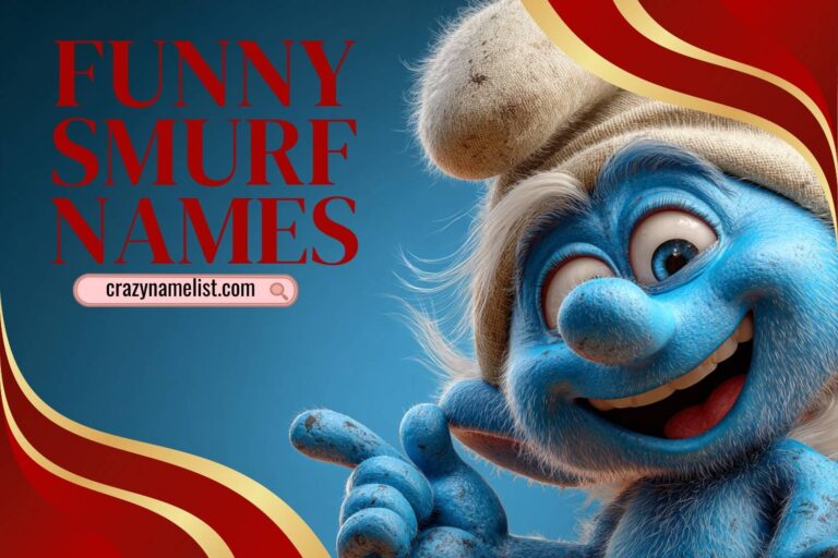 funny smurf names