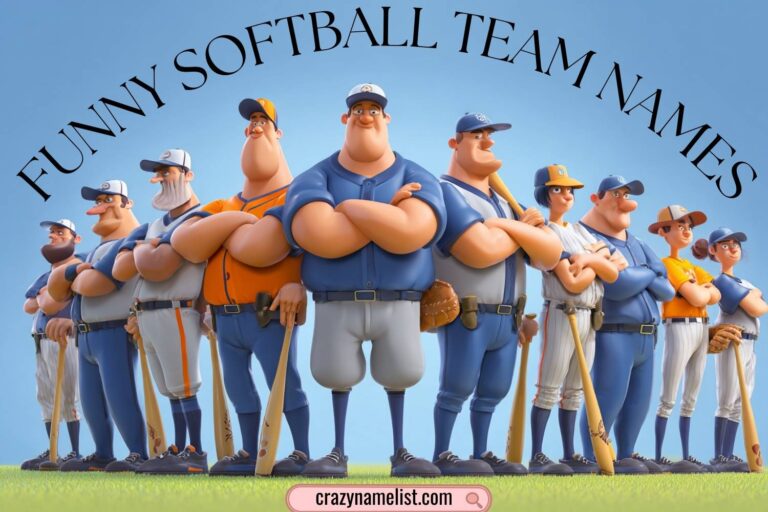 funny softball team names